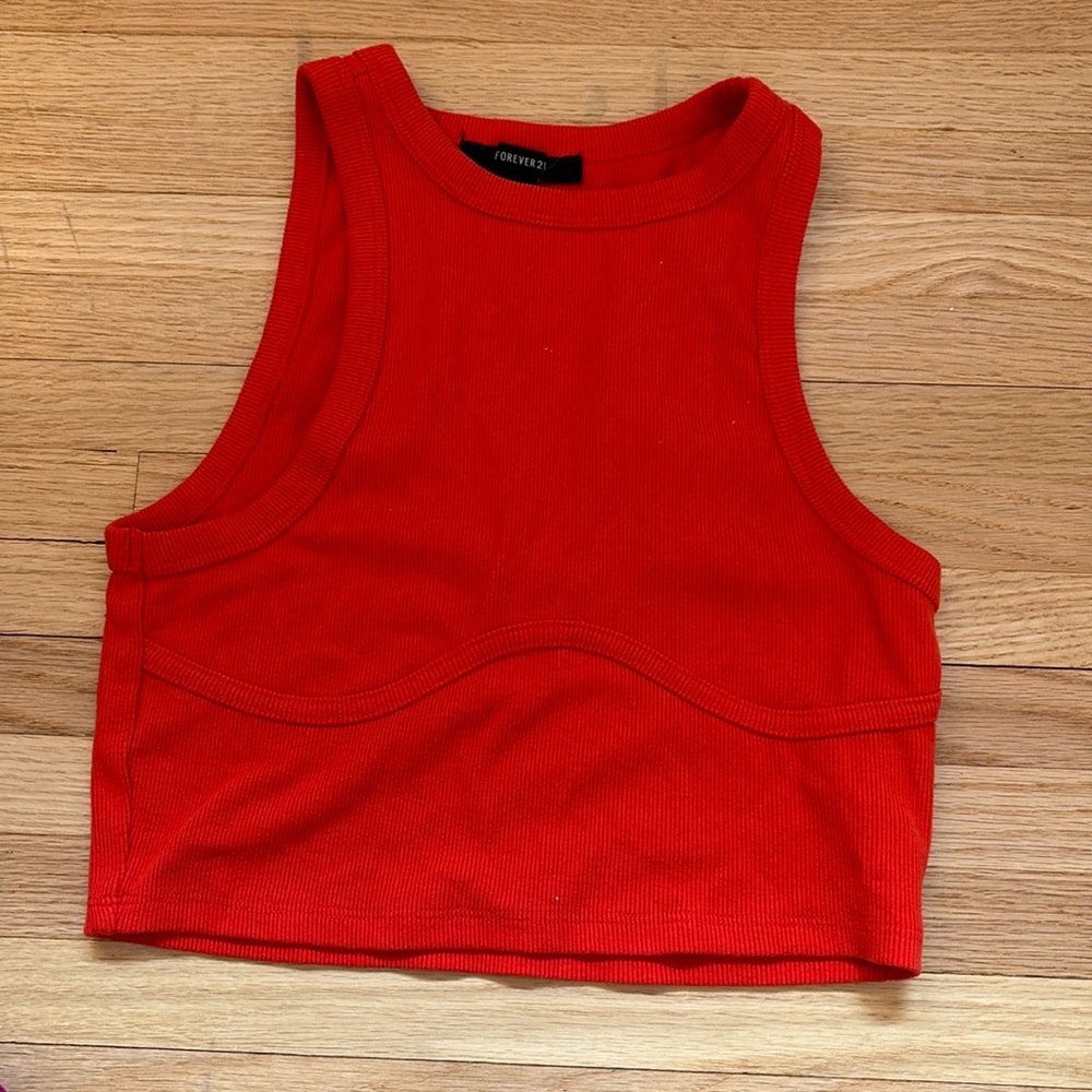 FOREVER 21 ORANGE TOP